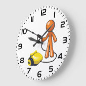 Een hogedrukreiniger gebruiken grote klok (Hoek)