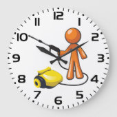 Een hogedrukreiniger gebruiken grote klok (Voorkant)