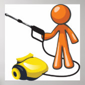 Een hogedrukreiniger gebruiken poster (Voorkant)