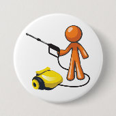 Een hogedrukreiniger gebruiken ronde button 7,6 cm (Voorkant)