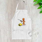 Een hogedrukreiniger gebruiken standaard schort