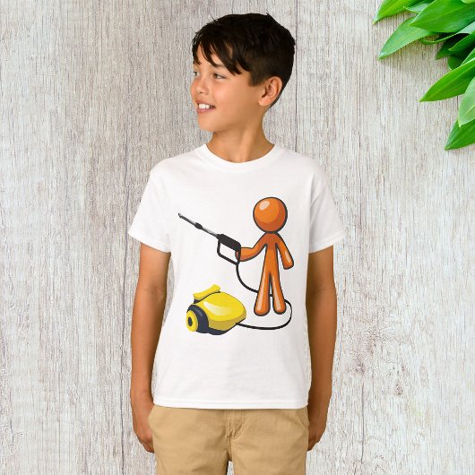 Een hogedrukreiniger gebruiken t-shirt