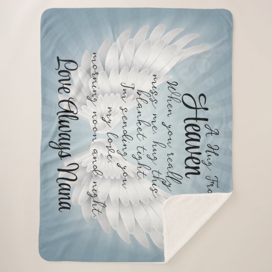 Een hok uit de hemel sherpa deken (Voorkant)