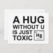 Een hok zonder U is alleen maar giftig Briefkaart (Voorkant / Achterkant)