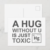 Een hok zonder U is alleen maar giftig Briefkaart (Voorkant / Achterkant)