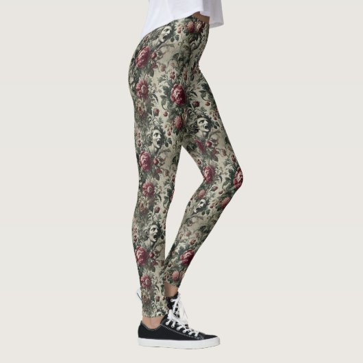 🌹 Een holle erfenis - Gotisch Victoriaans Leggings (Rechts)