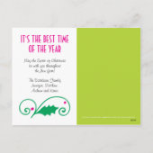 Een Holly Jolly Christmas Photo Briefkaart (Achterkant)