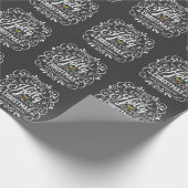 Een Holly Jolly Kerstkerkbordfeestdag hebben Cadeaupapier (Hoek)