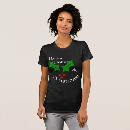 Een Holly Jolly Kerstmis! T-shirt (Voorkant volledig)