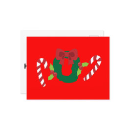 Een Holly Jolly vakantie Feestdagenkaart