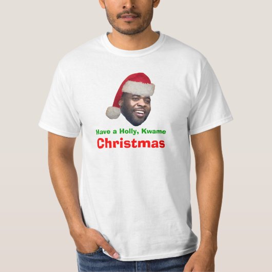 Een Holly, Kwame, Kerstmis. T-shirt (Voorkant)