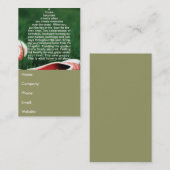 Een Home Quote Red Slippers graaft Real Estate Age Visitekaartje (Voorkant / Achterkant)