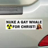 Een homepage voor Christus. Bumpersticker (Op auto)