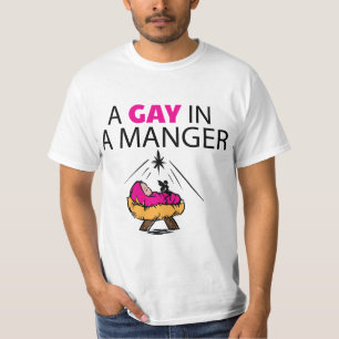 Een homp in een woekerwaarde T-shirt