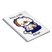 Een hond aannemen notitieboek (Rechterzijde)