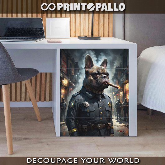 Een hond als agent in Los Angeles in 1920 Tissuepapier