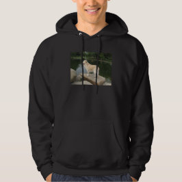 Een hond bij een vijver hoodie