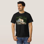 Een hond bij een vijver t-shirt (Voorkant volledig)