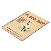 Een hond-dag-spiraal notitieboek (Linkerzijde)