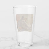 Een hond en een gekaarde jongen (twee honden) (die glas (Achterkant)