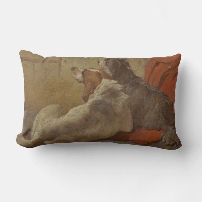 Een hond en een gekaarde jongen (twee honden) (die kussen (Voorkant)