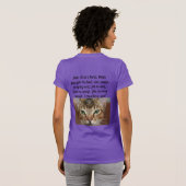 Een hond en een kat zijn geest T-shirt (Achterkant volledig)