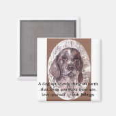 Een hond is magneet 2 (Voorkant / Achterkant)