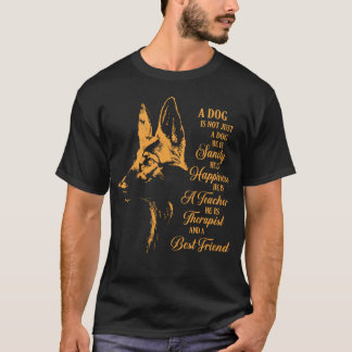 Een hond is niet alleen een hond, hij is gezond, h t-shirt