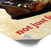 "Een hond is voor het leven, niet alleen voor Kers Poster (Hoek)