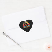 Een hond maakt het beter hart sticker (Envelop)