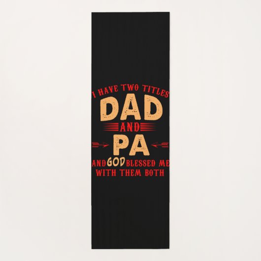 Een hond maakt het beter yogamat (Achterkant)