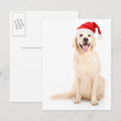 Een hond met een kerst Pet Feestdagenkaart (Voorkant / Achterkant)