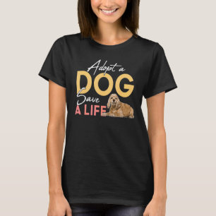 Een hond nemen om een reddingsboei te redden t-shirt