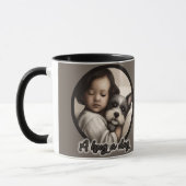 Een hond op een dag mok (Links)