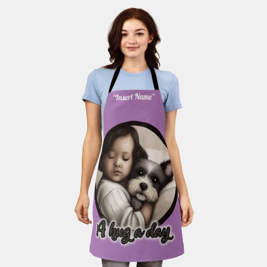 Een hond op een dag schort (Gedragen)