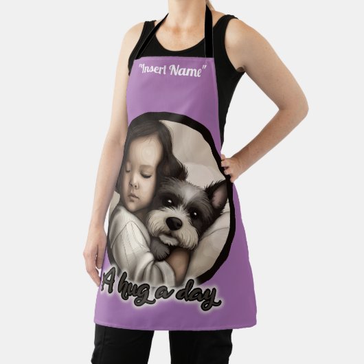 Een hond op een dag schort (Insitu)