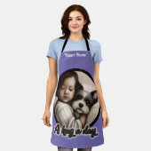 Een hond op een dag schort (Gedragen)