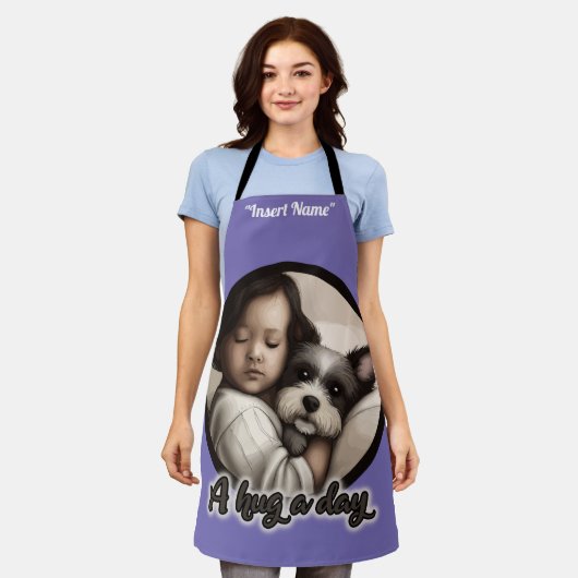 Een hond op een dag schort (Gedragen)