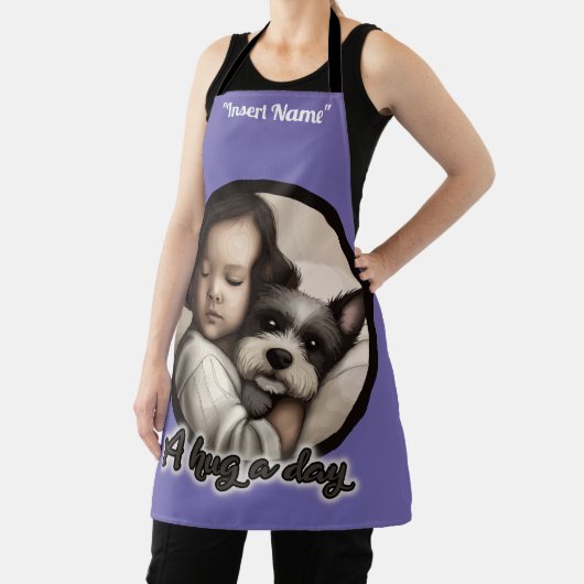 Een hond op een dag schort (Insitu)