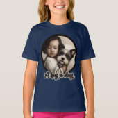 Een hond op een dag t-shirt (Voorkant)