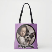 Een hond op een dag tote bag (Voorkant)