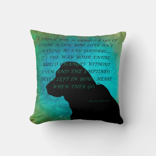 Een hond verliezen kussen (Voorkant)