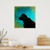 Een hond verliezen poster (Keuken)