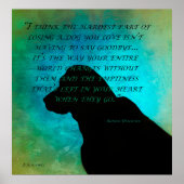 Een hond verliezen poster (Voorkant)