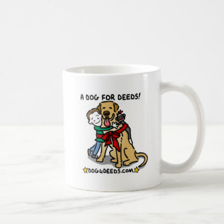 Een hond voor daden koffiemok