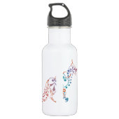 Een hond waterfles  (Achterkant)