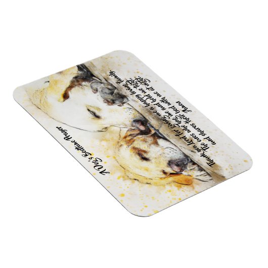 Een hondenbed van de hond magneet (Rechterzijde)