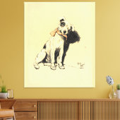 Een hondendag PL 02 (1902) Cecil Charles Windsor Canvas Afdruk (Insitu (Woonkamer))