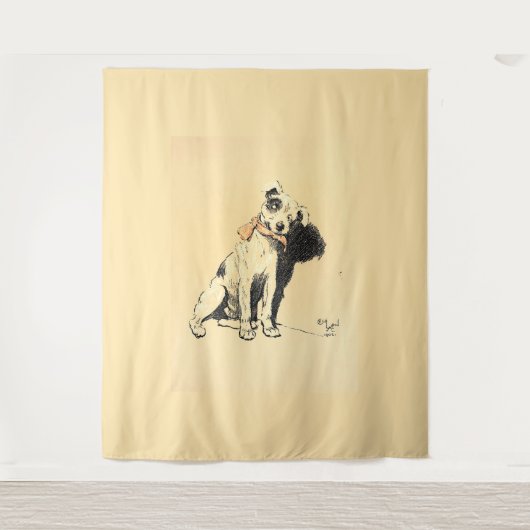 Een hondendag PL 02 (1902) Cecil Charles Windsor Wandkleed (Voorkant)