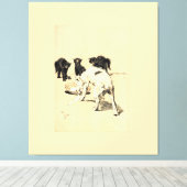 Een hondendag PL 03 (1902) Cecil Charles wandtapij Canvas Afdruk (Insitu (Houten vloer))